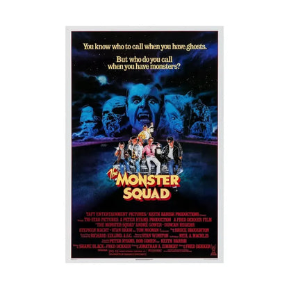 THE MONSTER SQUAD 1987 - Paper Movie Poster - The Sticker Space