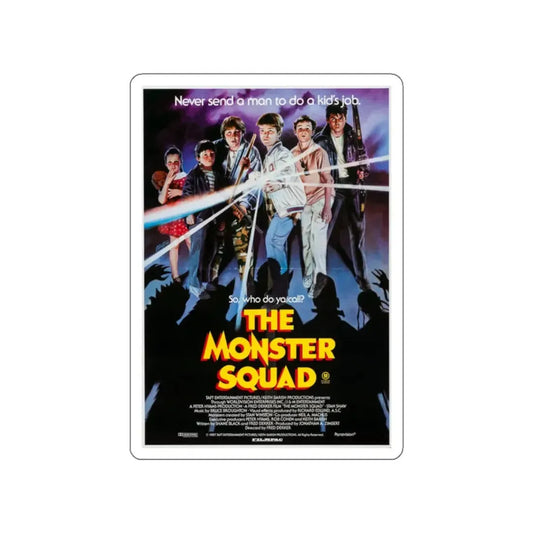 THE MONSTER SQUAD (AUSTRALIAN) 1987 Movie Poster STICKER Vinyl Die-Cut Decal 2 Inch - The Sticker Space