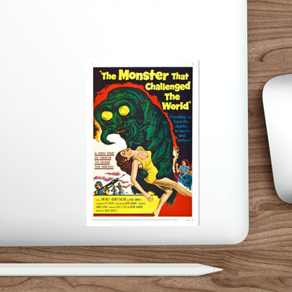 THE MONSTER THAT CHALLENGED THE WORLD 1957 Movie Poster STICKER Vinyl Die-Cut Decal-The Sticker Space