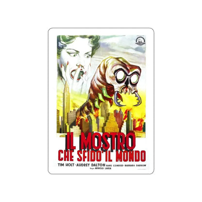 THE MONSTER THAT CHALLENGED THE WORLD (2) 1957 Movie Poster STICKER Vinyl Die-Cut Decal 3 Inch - The Sticker Space