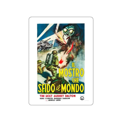 THE MONSTER THAT CHALLENGED THE WORLD (3) 1957 Movie Poster STICKER Vinyl Die-Cut Decal 3 Inch - The Sticker Space