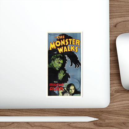 THE MONSTER WALKS 1932 Movie Poster STICKER Vinyl Die-Cut Decal-The Sticker Space