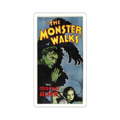 THE MONSTER WALKS 1932 Movie Poster - STICKER Vinyl Kiss-Cut Decal 6 Inch White - The Sticker Space
