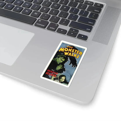 THE MONSTER WALKS 1932 Movie Poster - STICKER Vinyl Kiss-Cut Decal - The Sticker Space