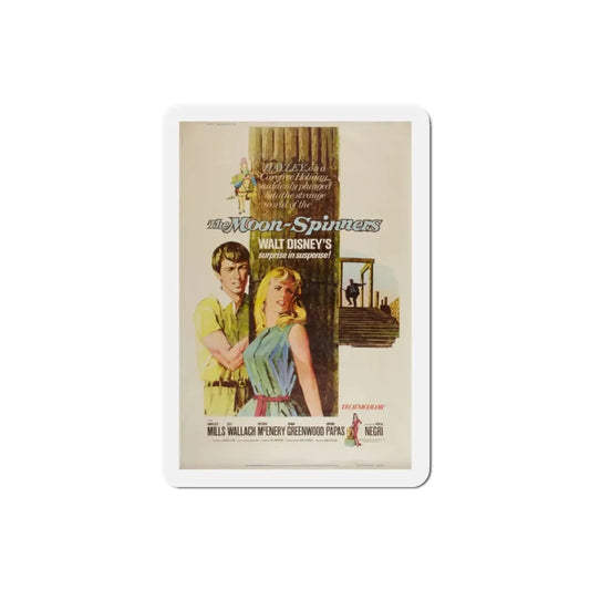 The Moon Spinners 1964 Movie Poster Refrigerator Magnet 2 Inch - The Sticker Space