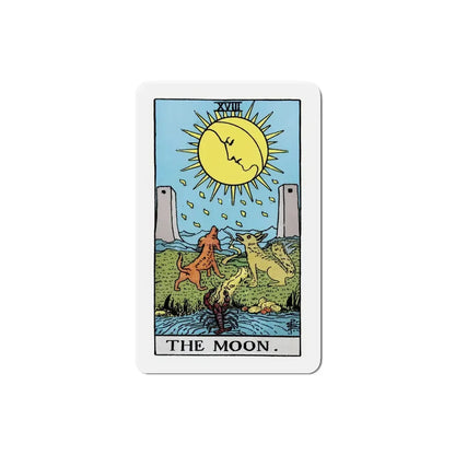 The Moon (Tarot Card) Refrigerator Magnet 4 Inch - The Sticker Space
