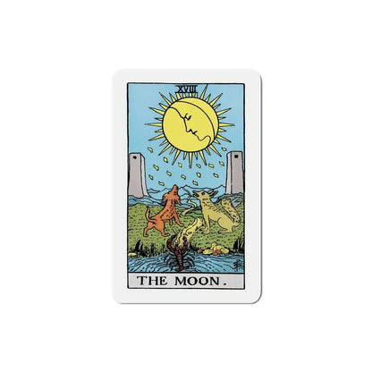 The Moon (Tarot Card) Refrigerator Magnet 5 Inch - The Sticker Space