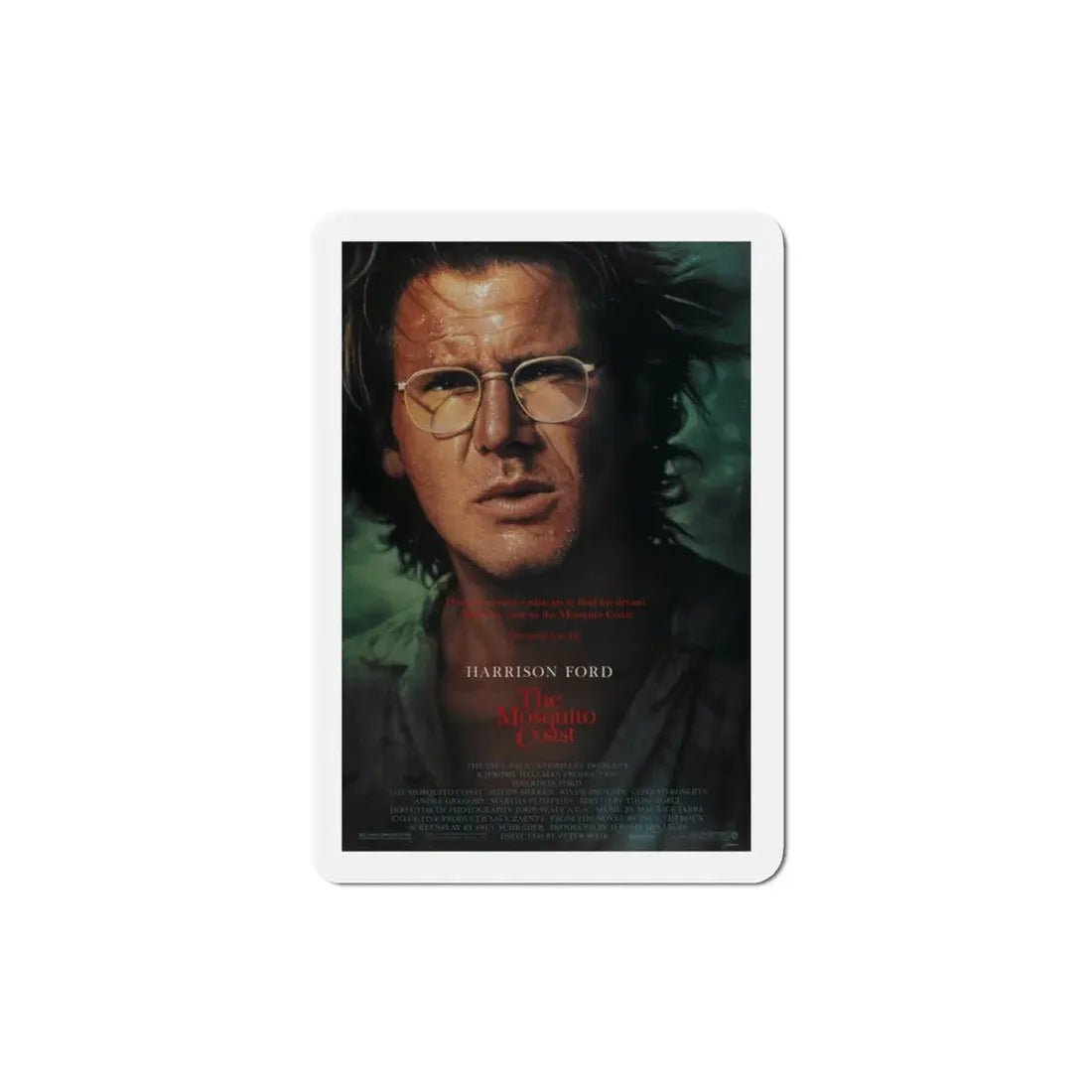 The Mosquito Coast 1986 Movie Poster Refrigerator Magnet 3 Inch - The Sticker Space