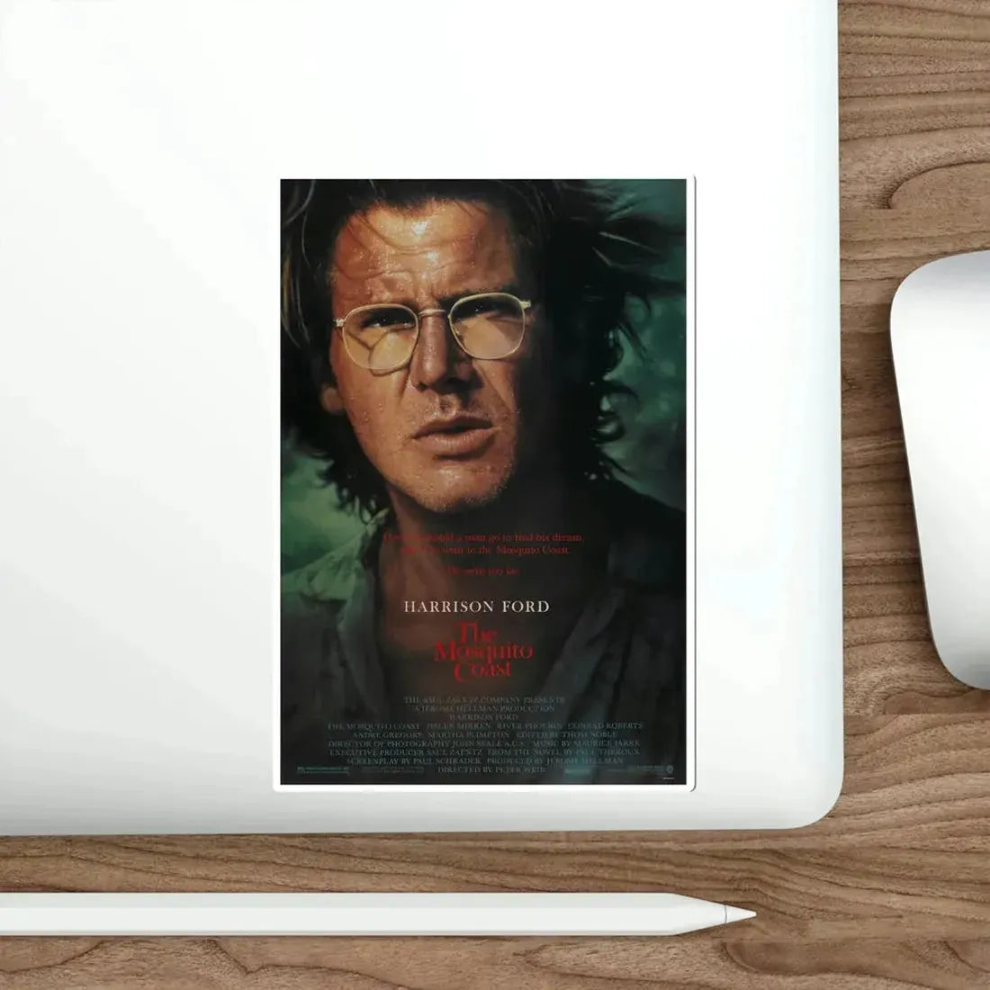 The Mosquito Coast 1986 Movie Poster STICKER Vinyl Die-Cut Decal - The Sticker Space