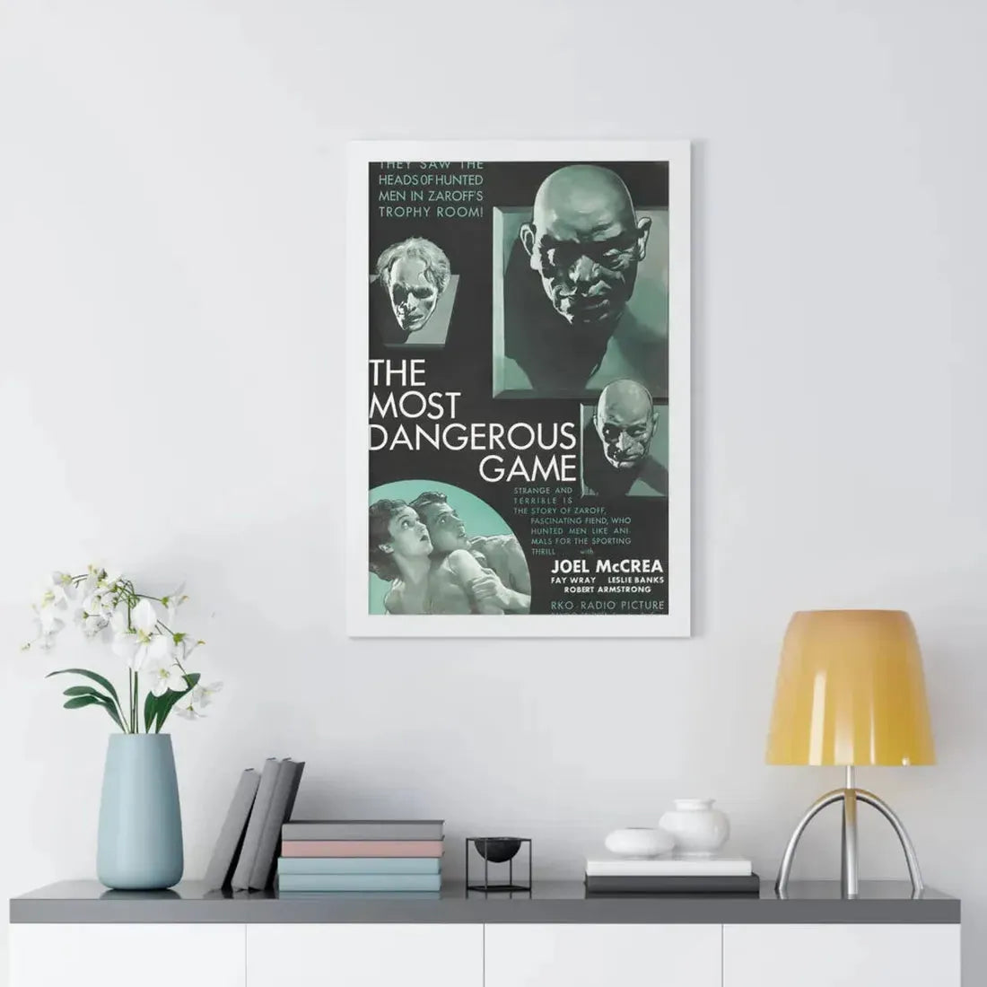 THE MOST DANGEROUS GAME 1932 - Framed Movie Poster - The Sticker Space