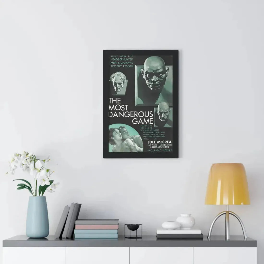 THE MOST DANGEROUS GAME 1932 - Framed Movie Poster - The Sticker Space