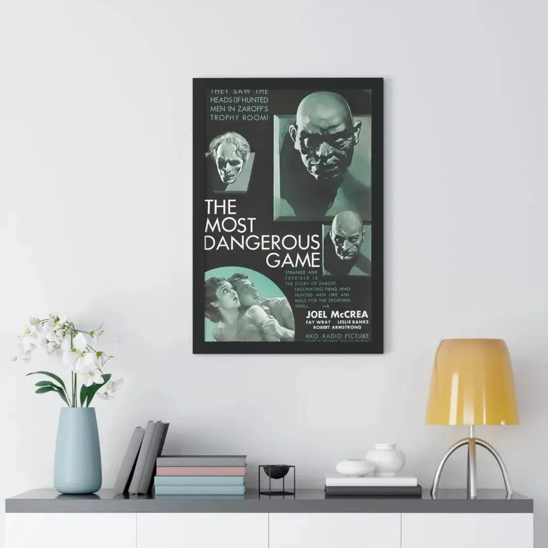 THE MOST DANGEROUS GAME 1932 - Framed Movie Poster - The Sticker Space