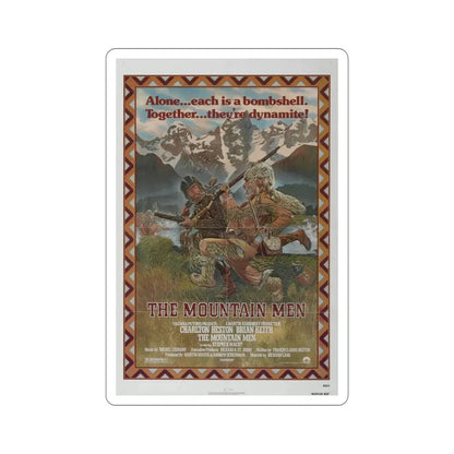 The Mountain Men 1980 Movie Poster STICKER Vinyl Die-Cut Decal 5 Inch - The Sticker Space