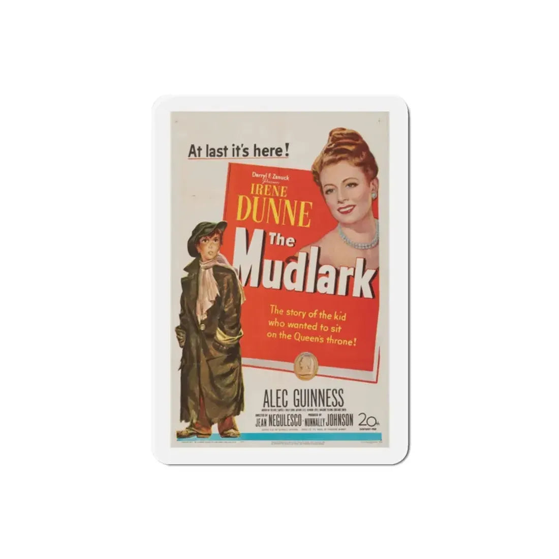 The Mudlark 1950 Movie Poster Refrigerator Magnet 2 Inch - The Sticker Space
