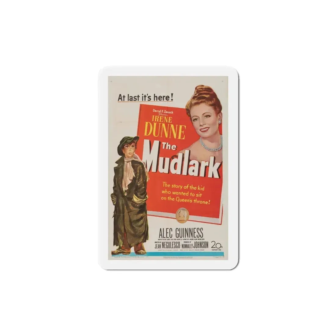 The Mudlark 1950 Movie Poster Refrigerator Magnet 5 Inch - The Sticker Space