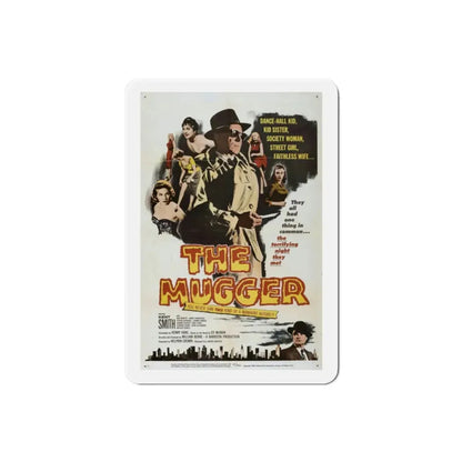 The Mugger 1958 Movie Poster Refrigerator Magnet 2 Inch - The Sticker Space