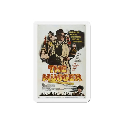 The Mugger 1958 Movie Poster Refrigerator Magnet 2 Inch - The Sticker Space