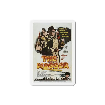 The Mugger 1958 Movie Poster Refrigerator Magnet 3 Inch - The Sticker Space
