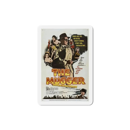 The Mugger 1958 Movie Poster Refrigerator Magnet 4 Inch - The Sticker Space