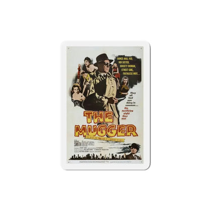 The Mugger 1958 Movie Poster Refrigerator Magnet 4 Inch - The Sticker Space