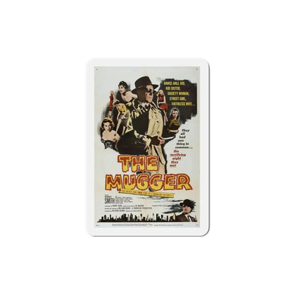 The Mugger 1958 Movie Poster Refrigerator Magnet 5 Inch - The Sticker Space