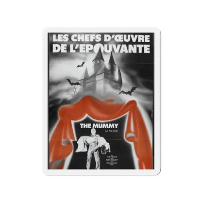 THE MUMMY 1932 Movie Poster - Refrigerator Magnet 2 Inch Die-Cut - The Sticker Space