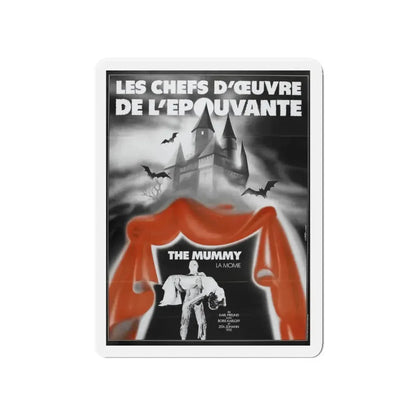 THE MUMMY 1932 Movie Poster - Refrigerator Magnet 4 Inch Die-Cut - The Sticker Space