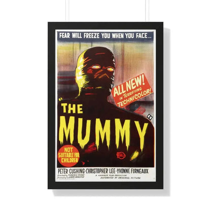 THE MUMMY (1959) 2 - Framed Movie Poster 20" x 30" Black - The Sticker Space