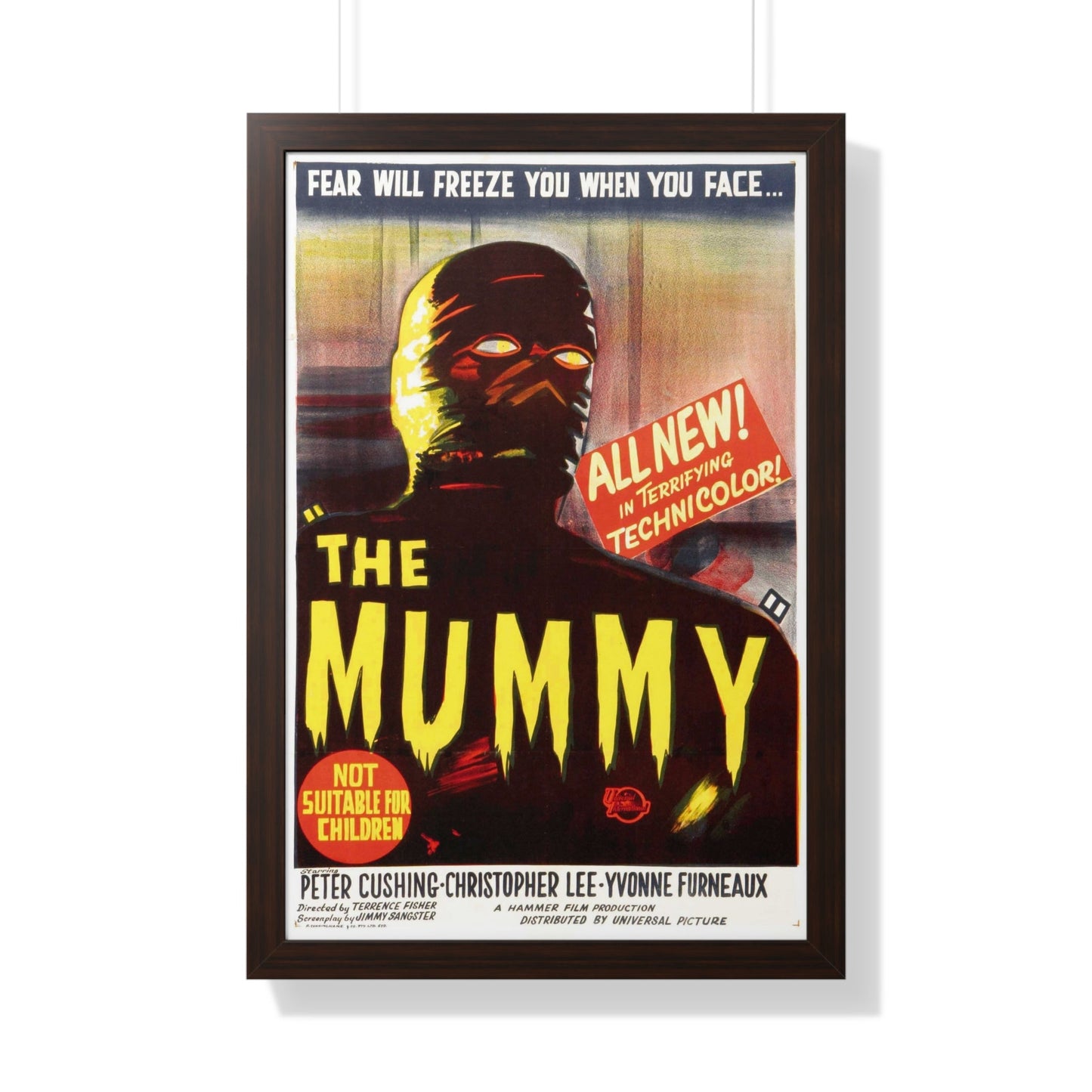 THE MUMMY (1959) 2 - Framed Movie Poster-20" x 30"-The Sticker Space