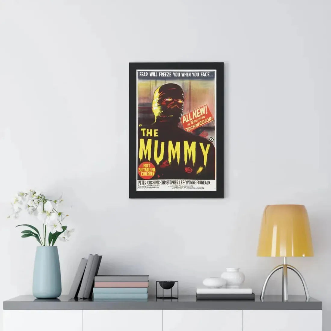 THE MUMMY (1959) 2 - Framed Movie Poster - The Sticker Space