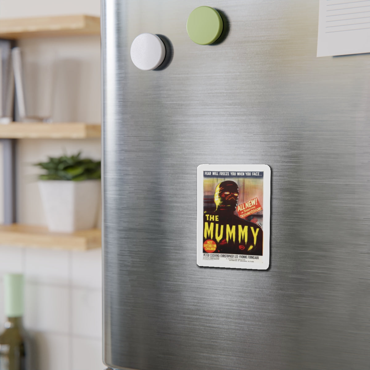 THE MUMMY (1959) 2 Movie Poster - Refrigerator Magnet-The Sticker Space