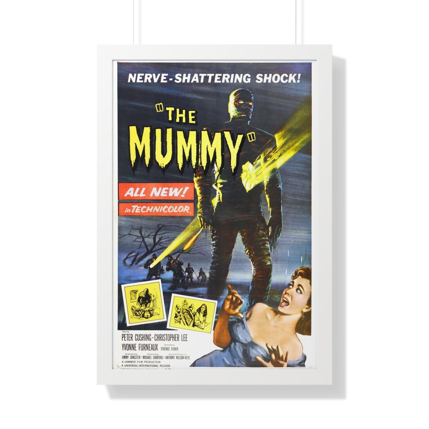 THE MUMMY (1959) - Framed Movie Poster-20" x 30"-The Sticker Space