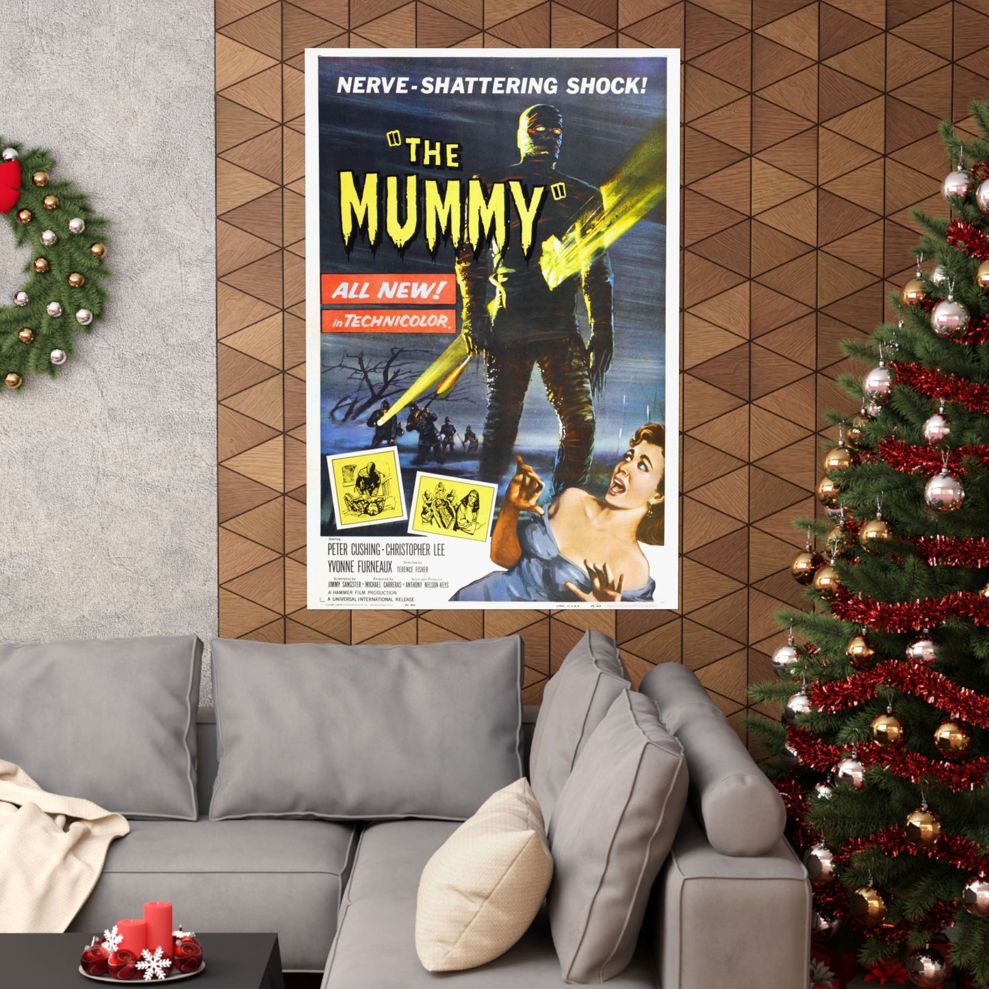 THE MUMMY (1959) - Paper Movie Poster-The Sticker Space