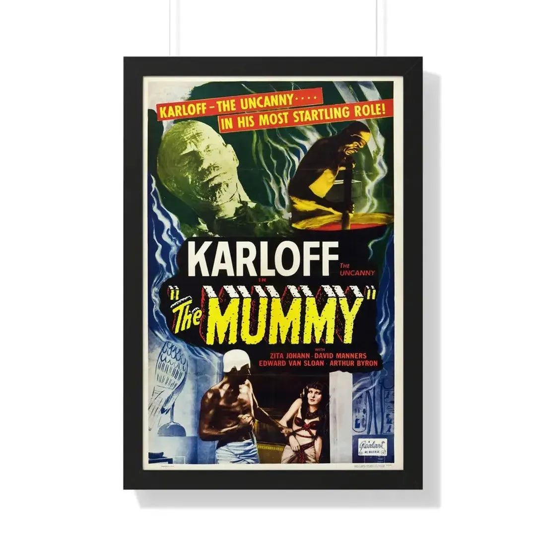 THE MUMMY (2) 1932 - Framed Movie Poster 20" x 30" Black - The Sticker Space
