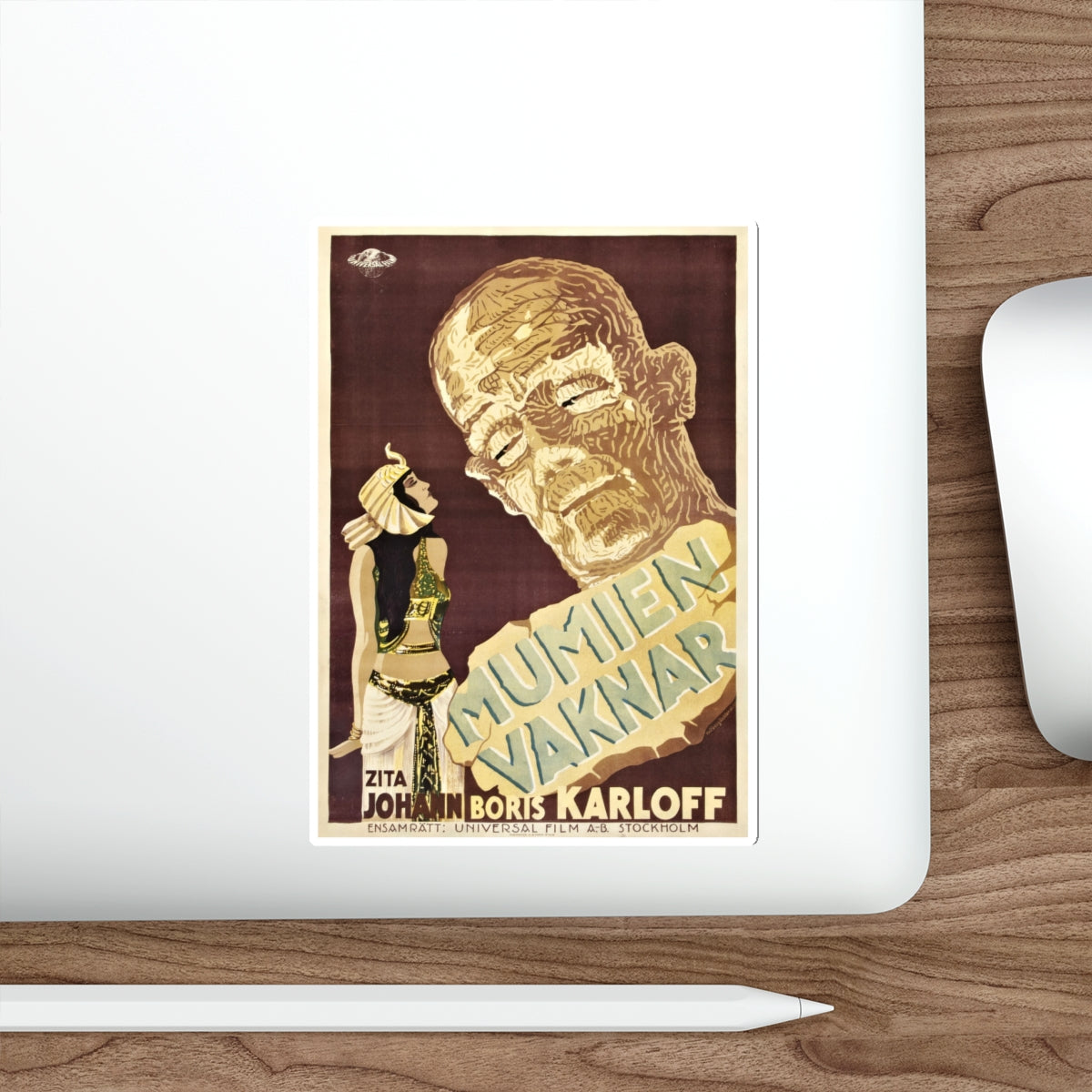 THE MUMMY (3) 1932 Movie Poster STICKER Vinyl Die-Cut Decal-The Sticker Space