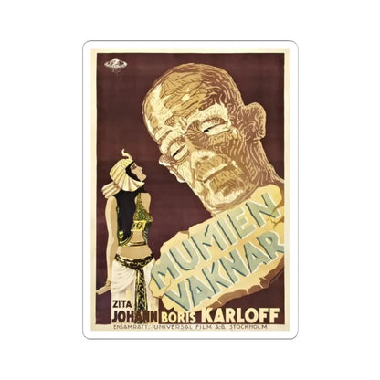 THE MUMMY (3) 1932 Movie Poster - STICKER Vinyl Kiss-Cut Decal 2 Inch White - The Sticker Space
