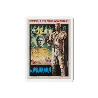 THE MUMMY (ITALIAN) 1959 Movie Poster - Refrigerator Magnet 6 Inch Die-Cut - The Sticker Space