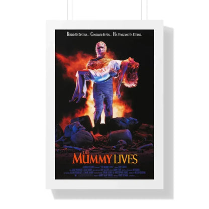 THE MUMMY LIVES 1993 - Framed Movie Poster 16″ x 24″ White - The Sticker Space