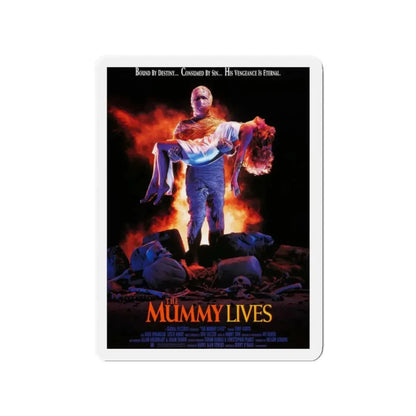 THE MUMMY LIVES 1993 Movie Poster - Refrigerator Magnet 2 Inch Die-Cut - The Sticker Space