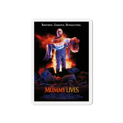 THE MUMMY LIVES 1993 Movie Poster - Refrigerator Magnet 5 Inch Die-Cut - The Sticker Space