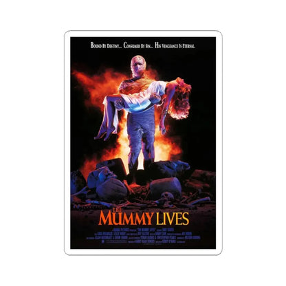 THE MUMMY LIVES 1993 Movie Poster - STICKER Vinyl Kiss-Cut Decal 3 Inch White - The Sticker Space