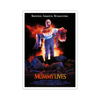 THE MUMMY LIVES 1993 Movie Poster - STICKER Vinyl Kiss-Cut Decal 4 Inch White - The Sticker Space