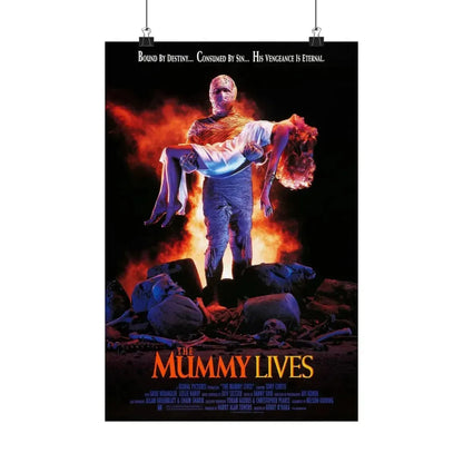 THE MUMMY LIVES 1993 - Paper Movie Poster 12″ x 18″ Matte - The Sticker Space