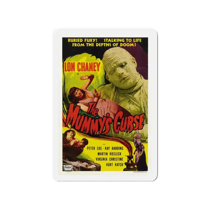 THE MUMMY'S CURSE 1944 Movie Poster - Refrigerator Magnet 3 Inch Die-Cut - The Sticker Space