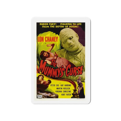 THE MUMMY'S CURSE 1944 Movie Poster - Refrigerator Magnet 4 Inch Die-Cut - The Sticker Space