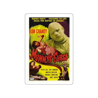 THE MUMMY'S CURSE 1944 Movie Poster STICKER Vinyl Die-Cut Decal 3 Inch - The Sticker Space