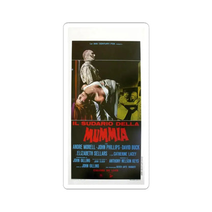 THE MUMMY'S SHROUD (ITALIAN) 1967 Movie Poster - STICKER Vinyl Kiss-Cut Decal 2 Inch White - The Sticker Space