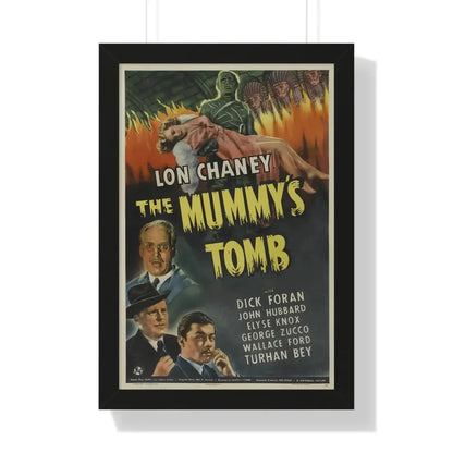 THE MUMMY'S TOMB 1942 - Framed Movie Poster 16″ x 24″ Black - The Sticker Space