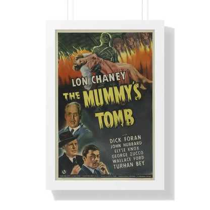 THE MUMMY'S TOMB 1942 - Framed Movie Poster 16″ x 24″ White - The Sticker Space