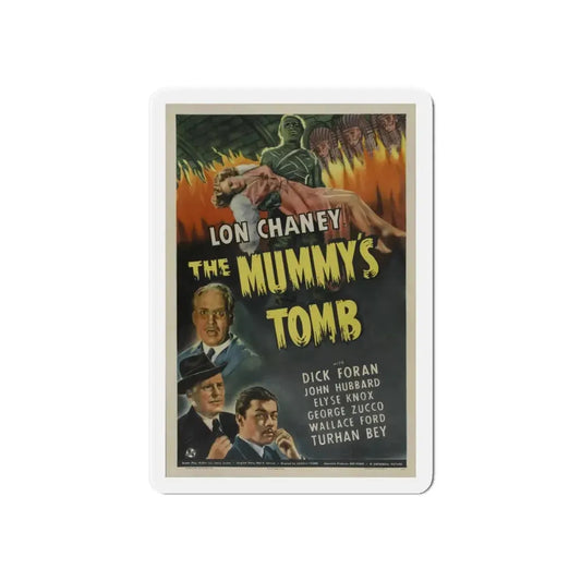 THE MUMMY'S TOMB 1942 Movie Poster - Refrigerator Magnet 6 Inch Die-Cut - The Sticker Space
